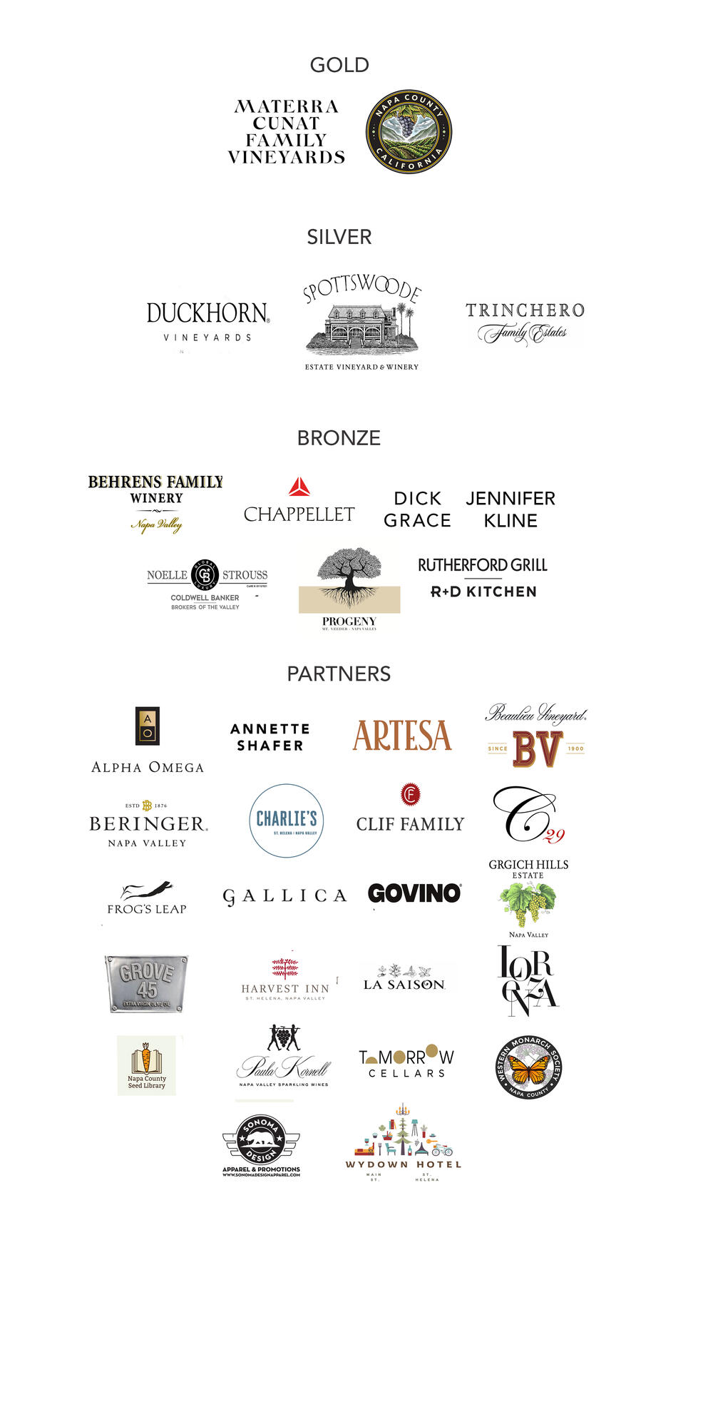 sponsors