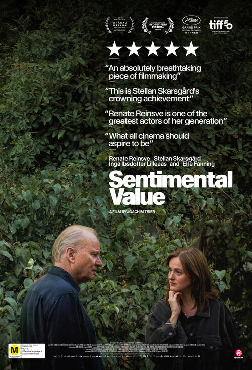 Movie poster for Sentimental Value
